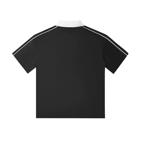 Contrast Collar Polo Shirt