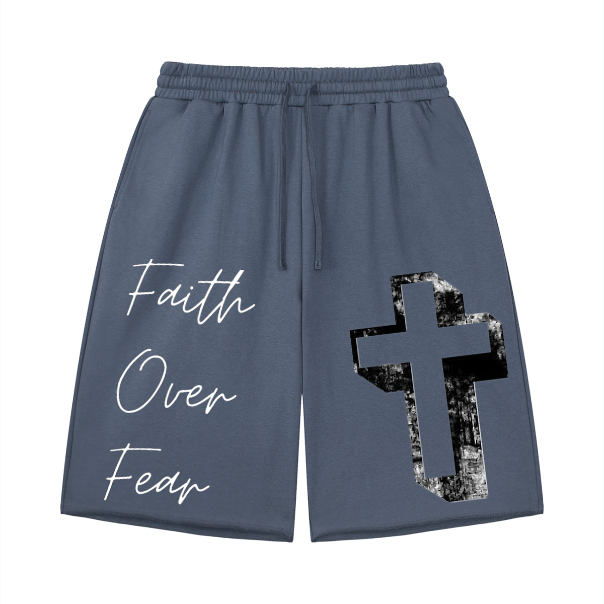 3/4 Raw Edge Shorts