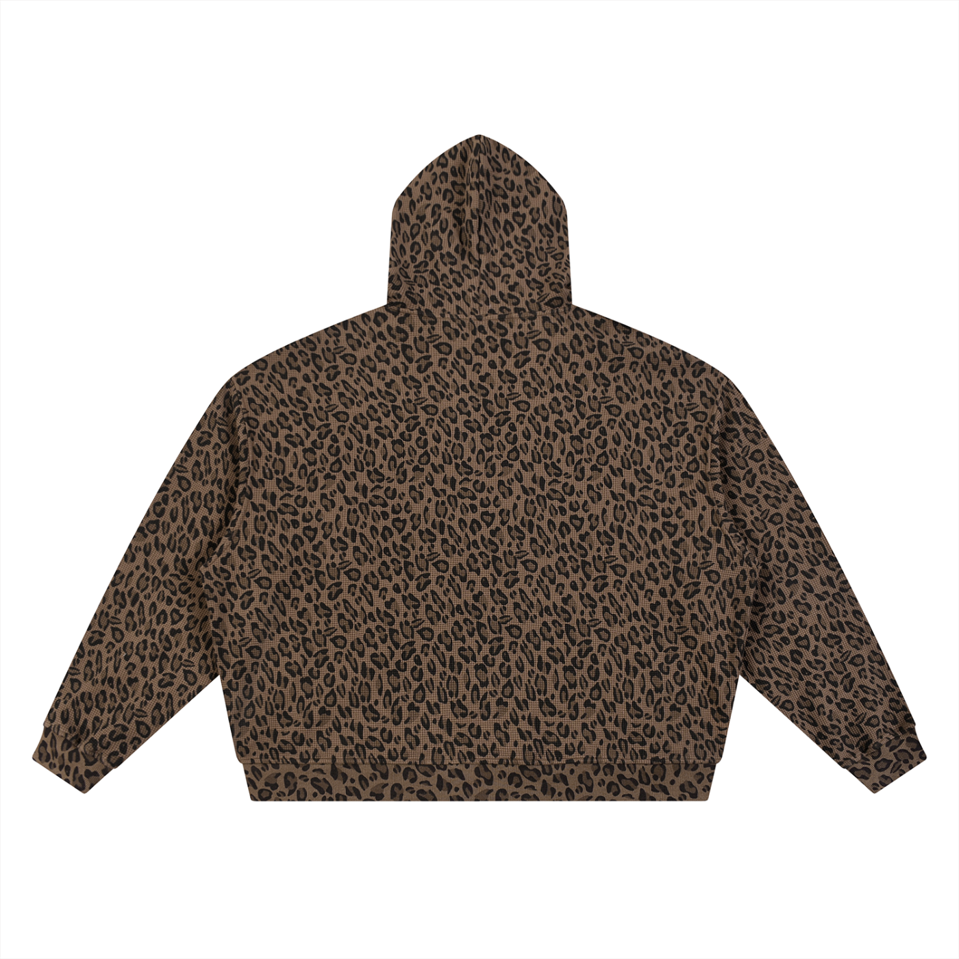 Leopard Print Full Zip Hoodie
