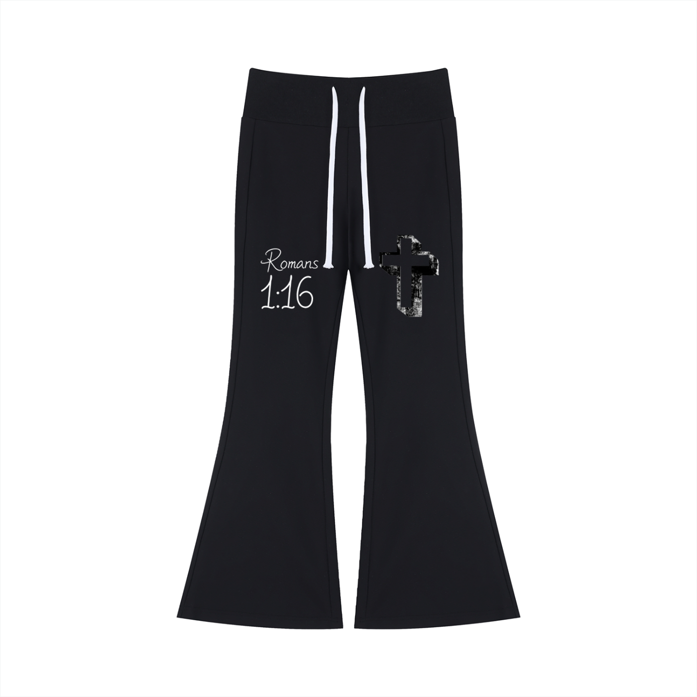 Women's Drawstring Flared Leg Pants