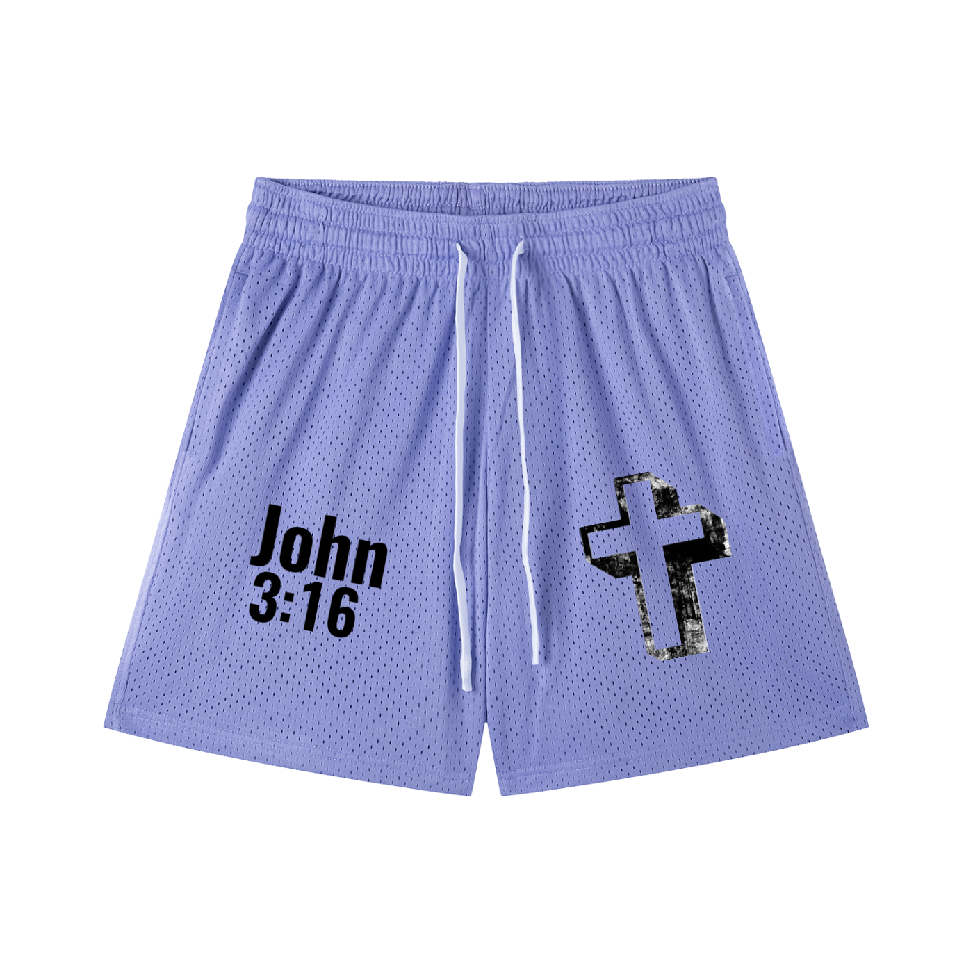 Mesh Drawstring Shorts