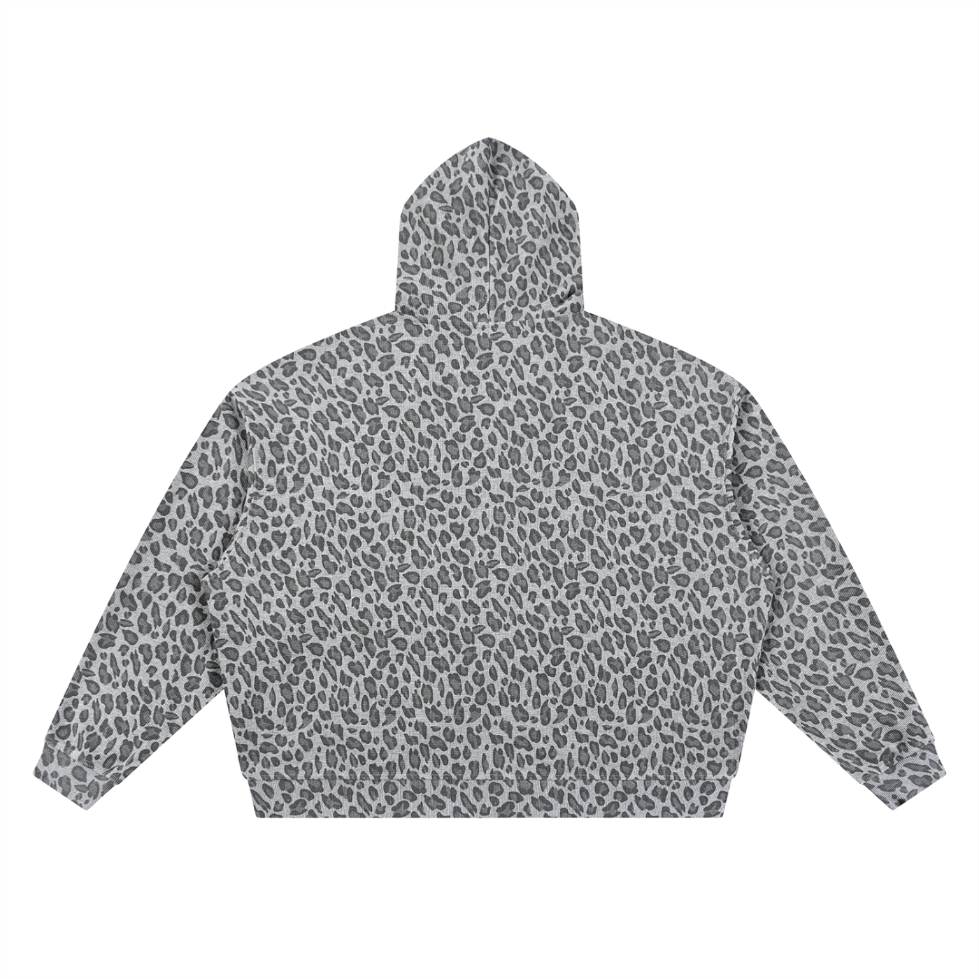 Leopard Print Full Zip Hoodie