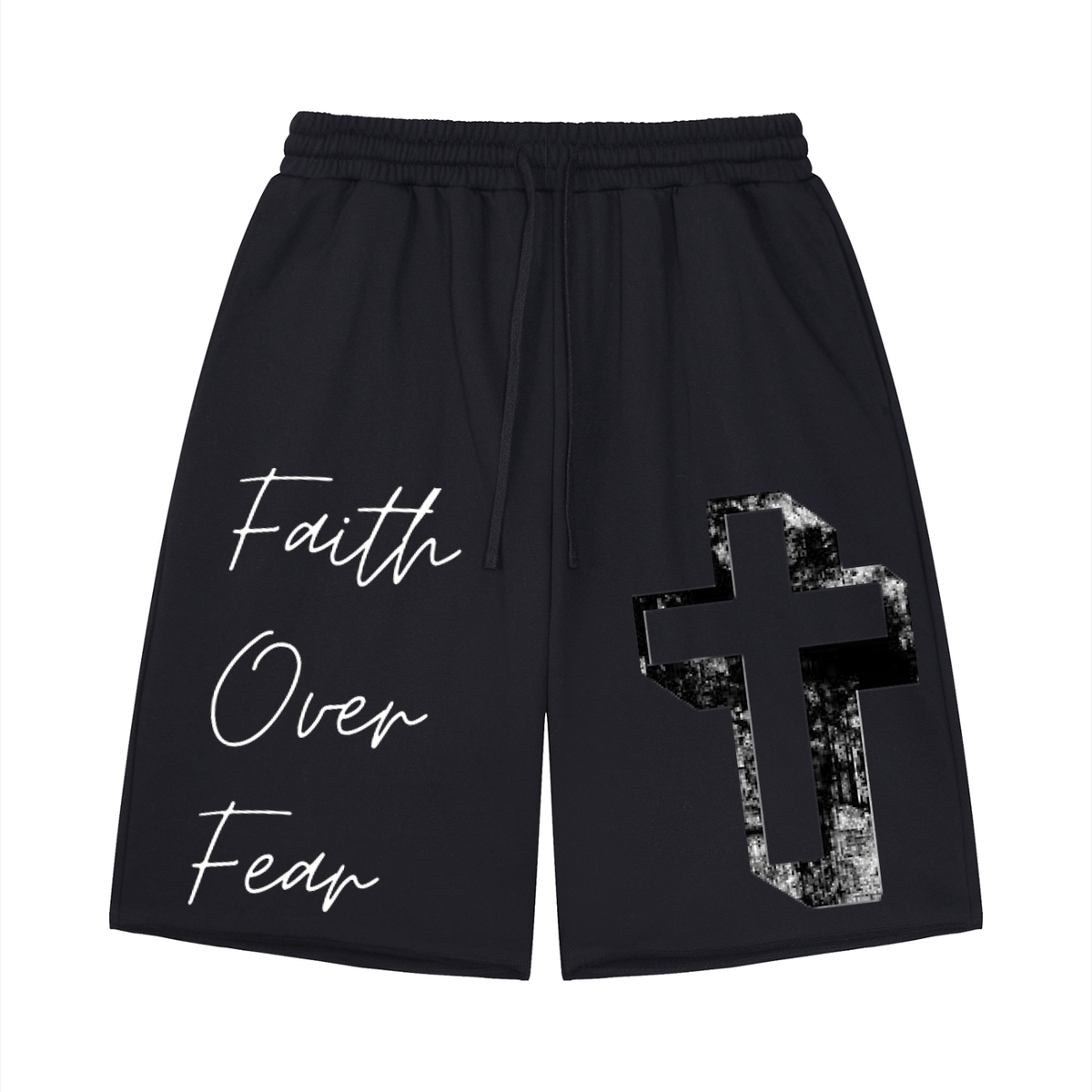 3/4 Raw Edge Shorts