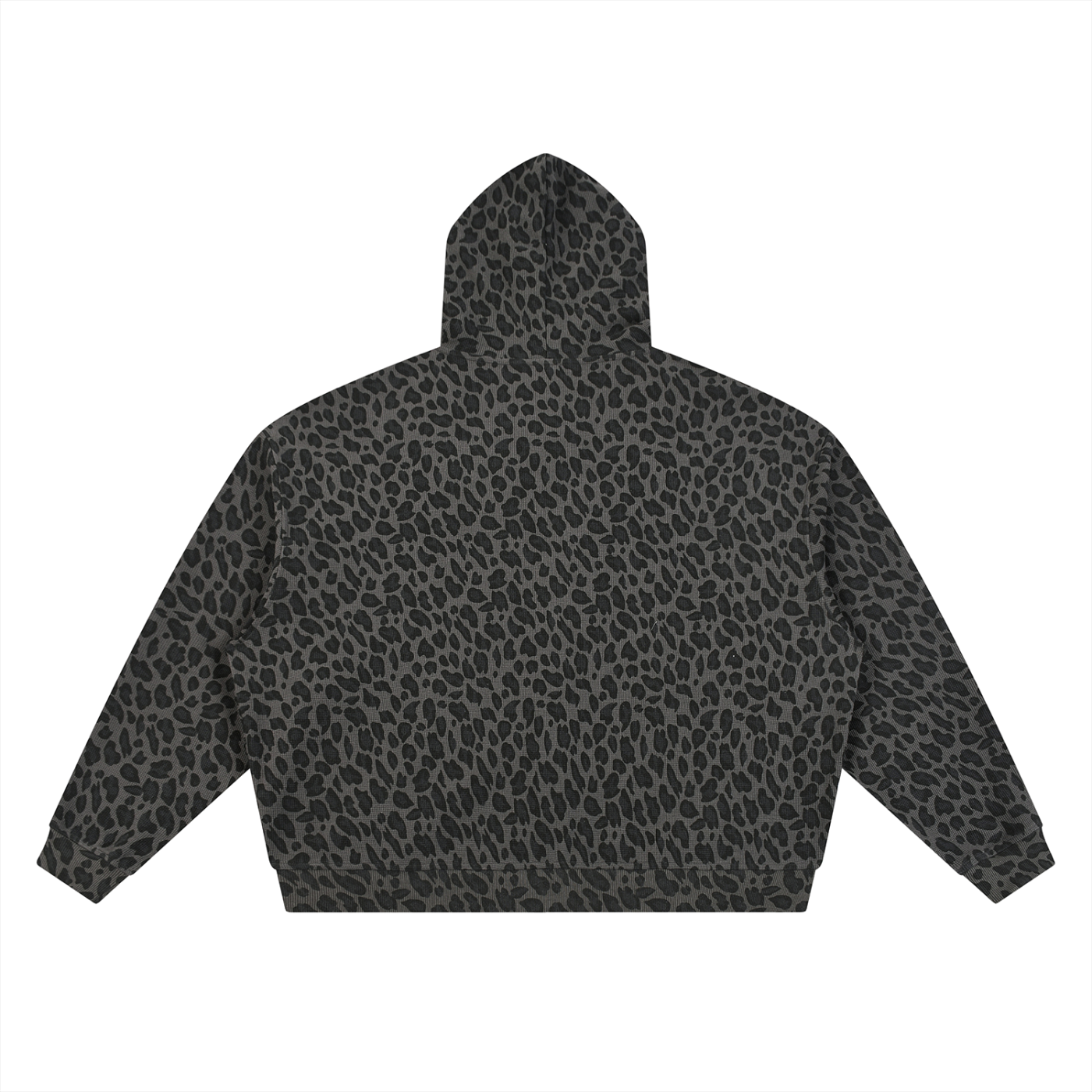 Leopard Print Full Zip Hoodie