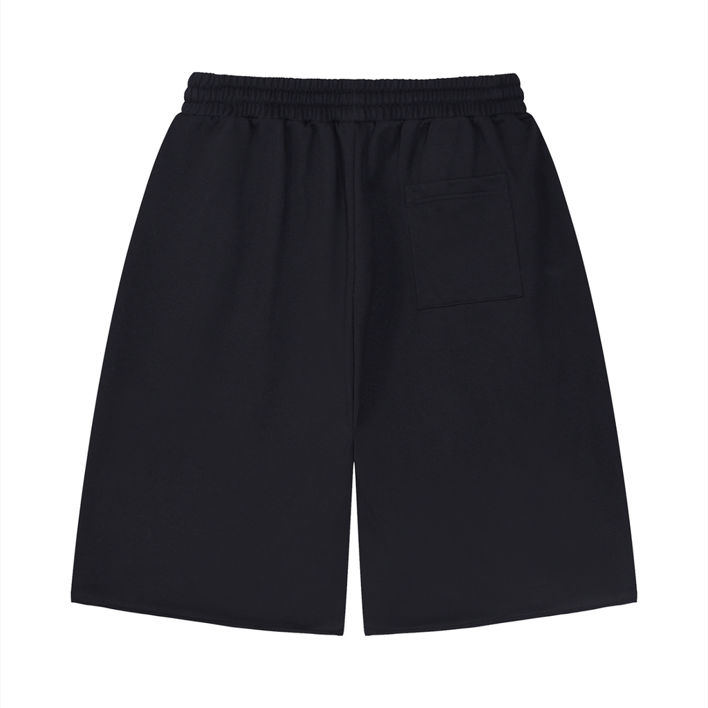 3/4 Raw Edge Shorts