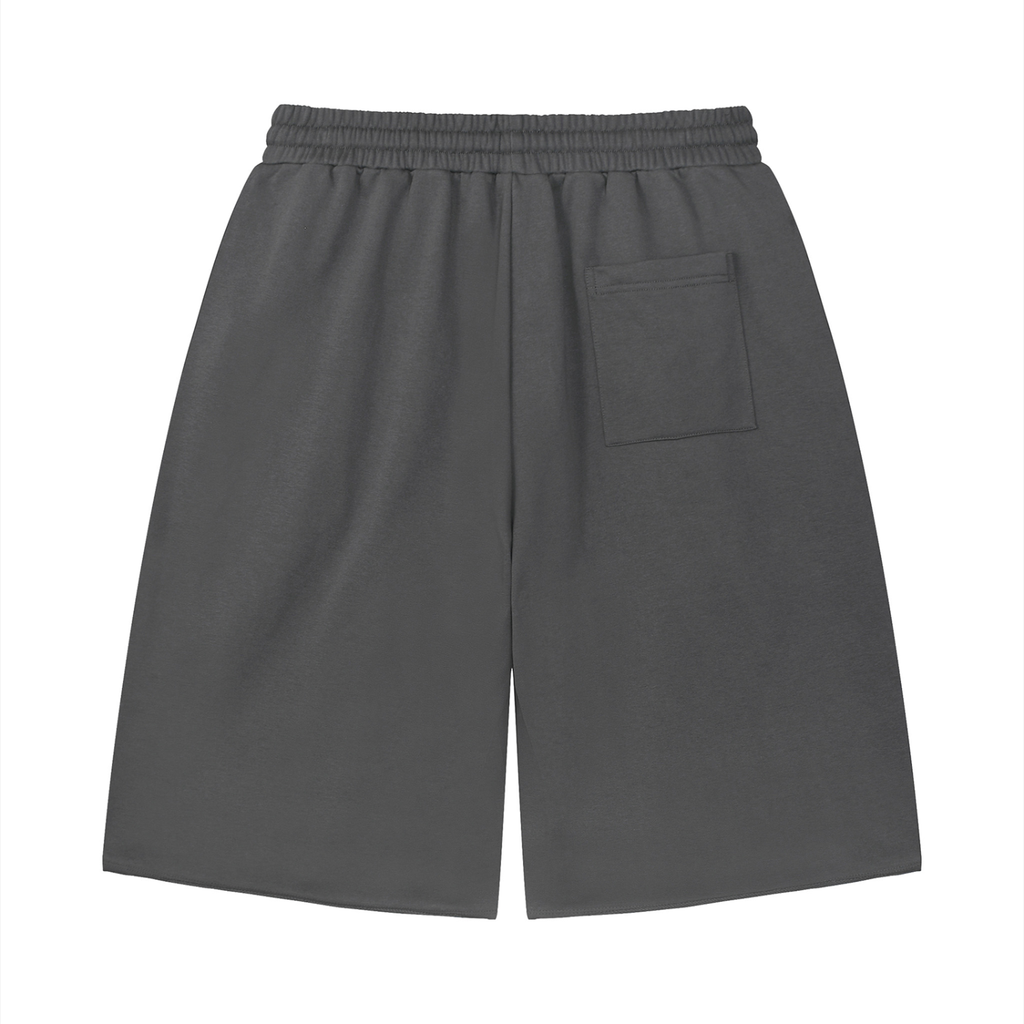 3/4 Raw Edge Shorts