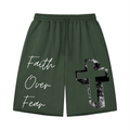 3/4 Raw Edge Shorts