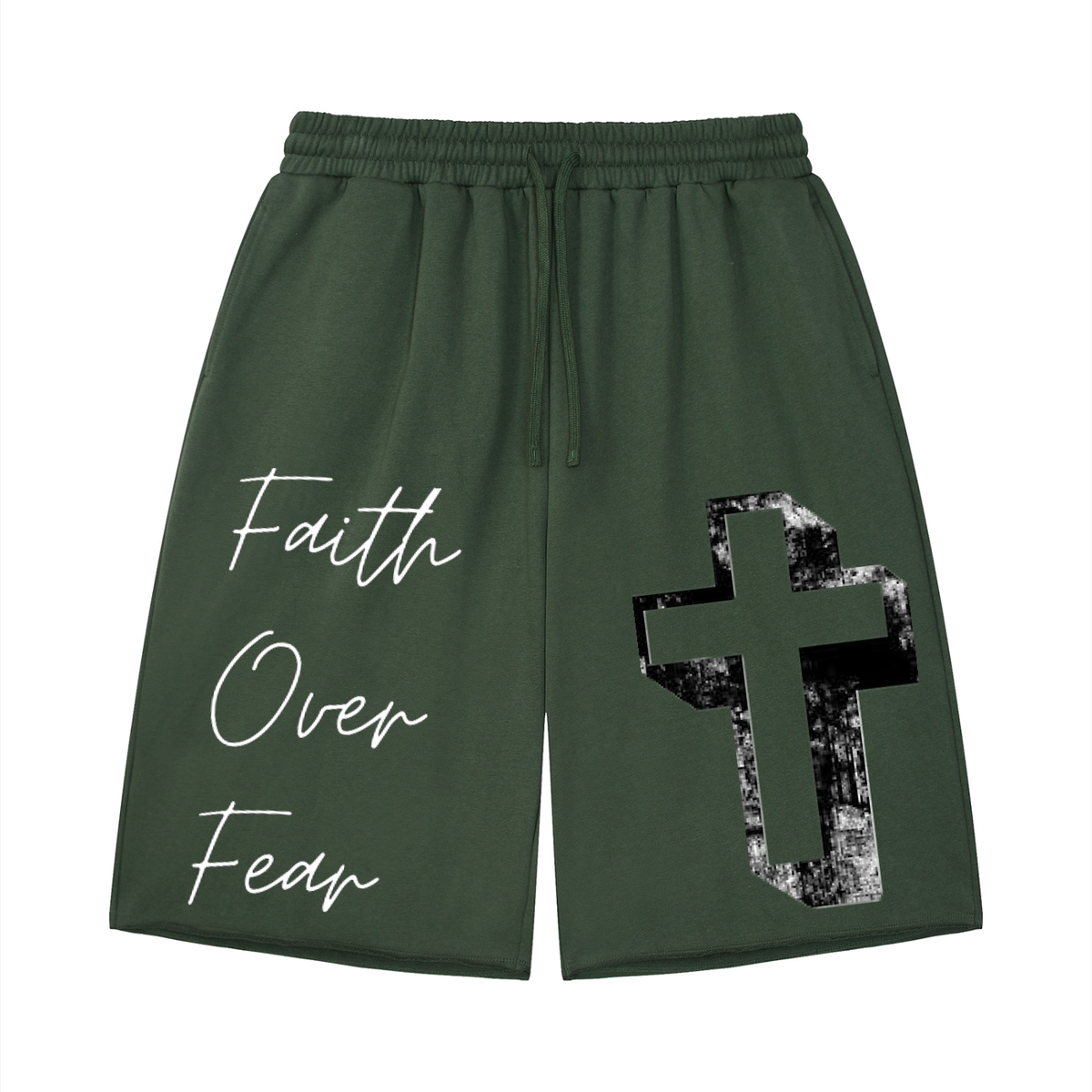 3/4 Raw Edge Shorts