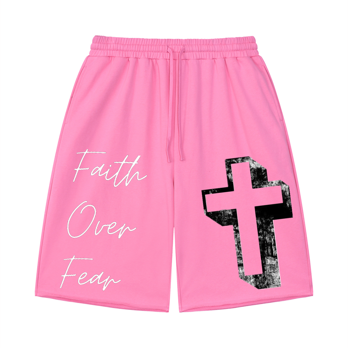 3/4 Raw Edge Shorts
