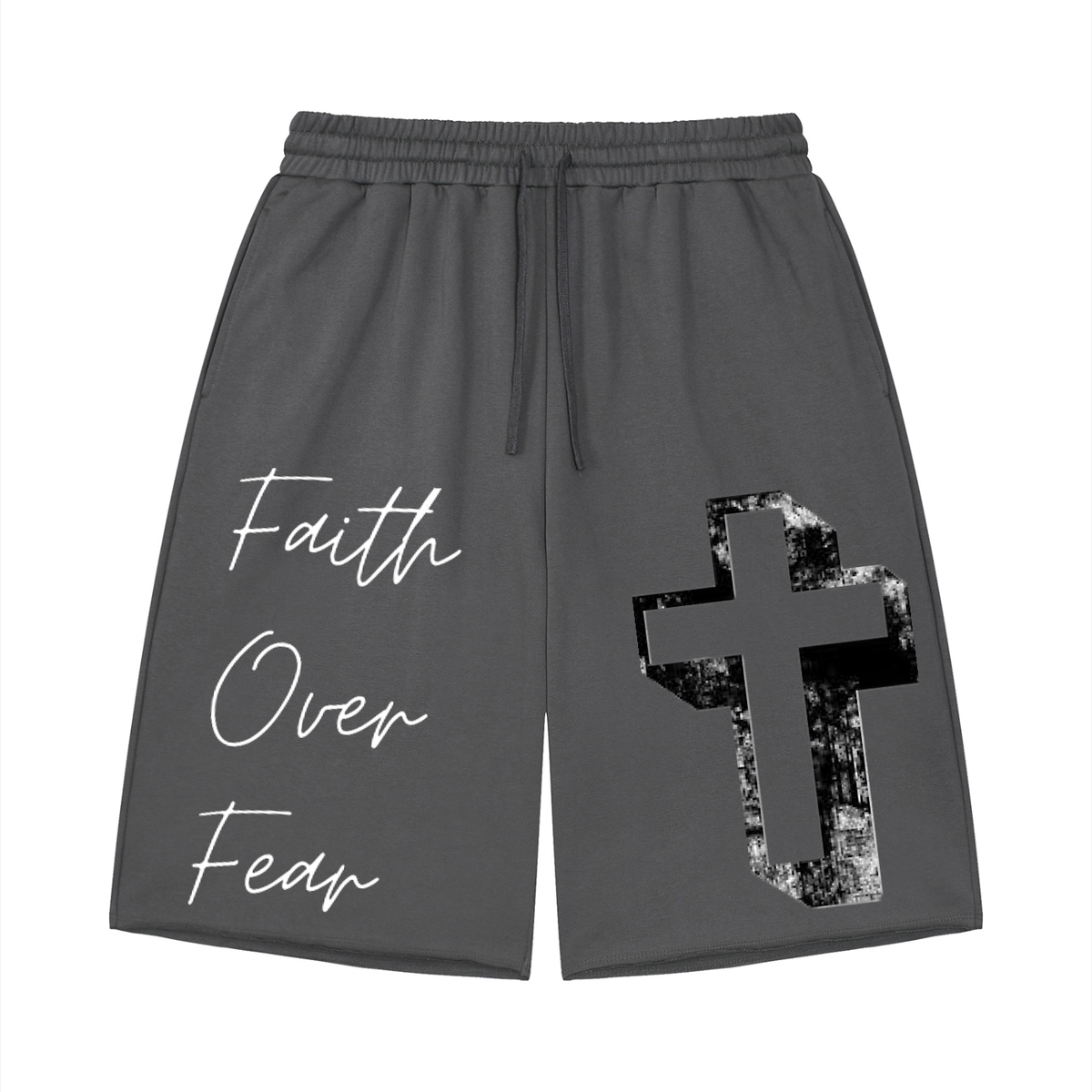 3/4 Raw Edge Shorts