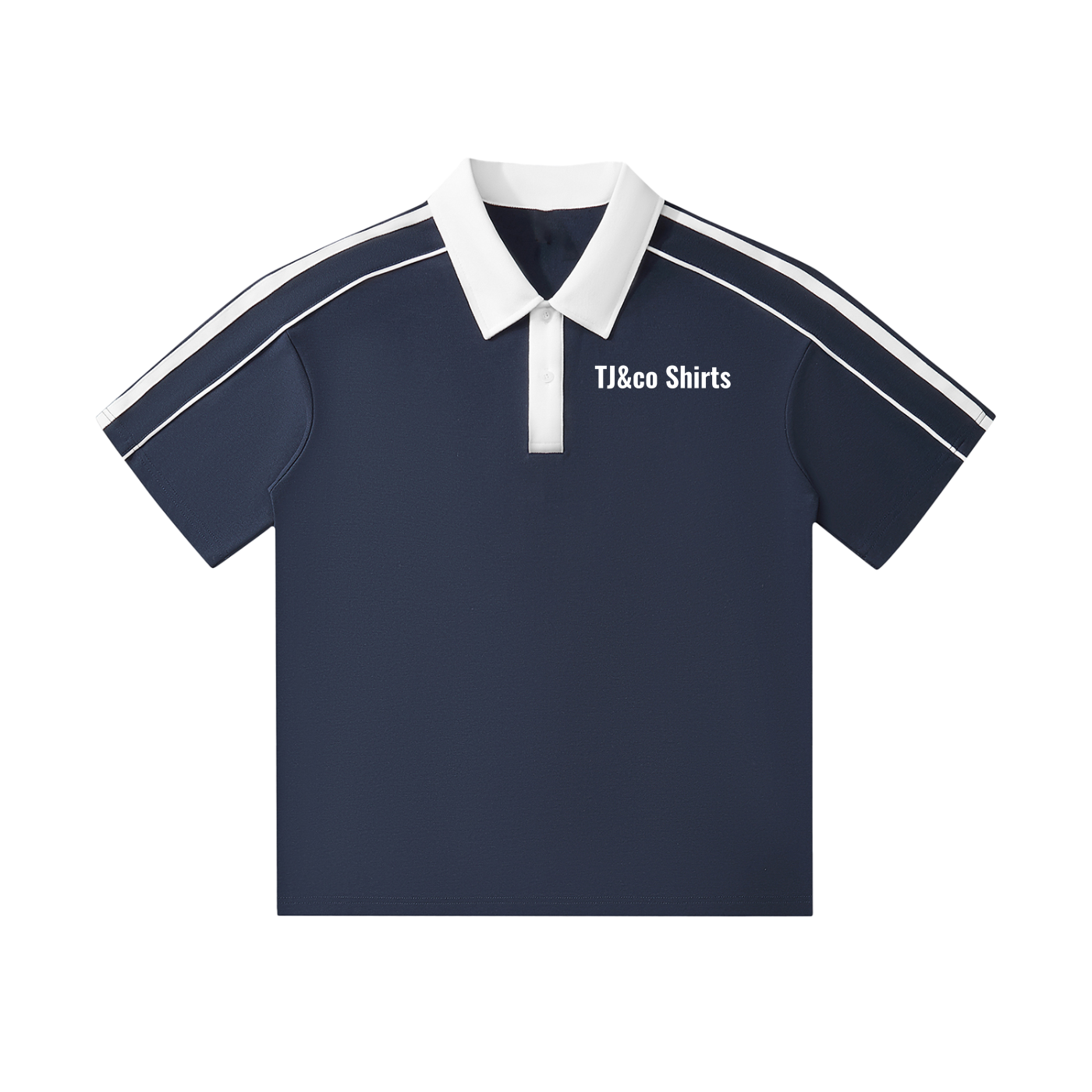 Contrast Collar Polo Shirt