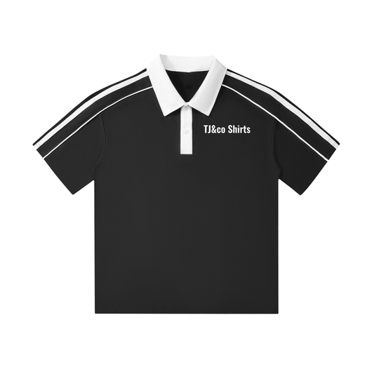 Contrast Collar Polo Shirt